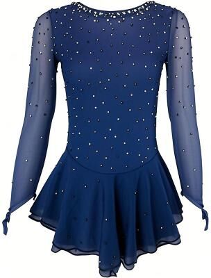 LightInthebox Girls' Pink Figure Skating Dress Show Uniform for Performance and Competition