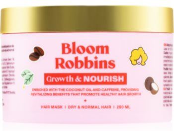 Bloom Robbins Growth & Nourish Hair Mask máscara capilar nutritiva para todos os tipos de cabelos 250 ml. Growth & Nourish Hair Mask