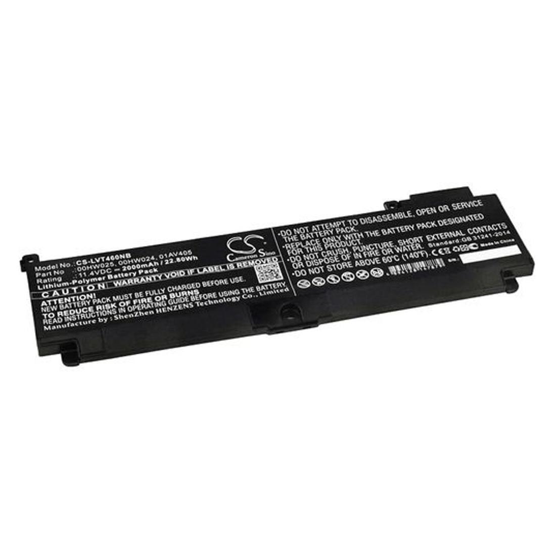 NoName Battery for Lenovo ThinkPad T470s etc (3 Zellen) (LVT460NB)