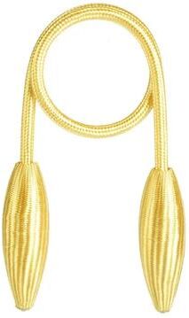 Uplift Treasures Plush Alloy Curtain Tieback Rope gold2