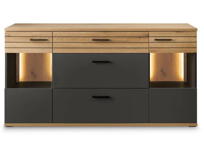 Sideboard Quincy Anthrazit Dekor