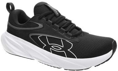 Under Armour Charged Surge 5 (Men's) Athletic in Black/White, Size 9 M, Rubber/Synthetic/Textile