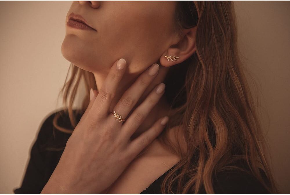 Bague Impala En Plaqué Or Et Oxyde Femme