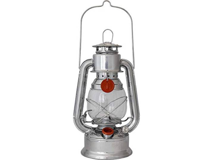 Lampe Tempête \ Luciole\ – Métal – Hauteur 30 cm – Acier galvanisé peint – Réservoir 0\,5L (24h d’éclairage) – Anse de suspension – Éclairage extérieur & décoration vintage - 074610