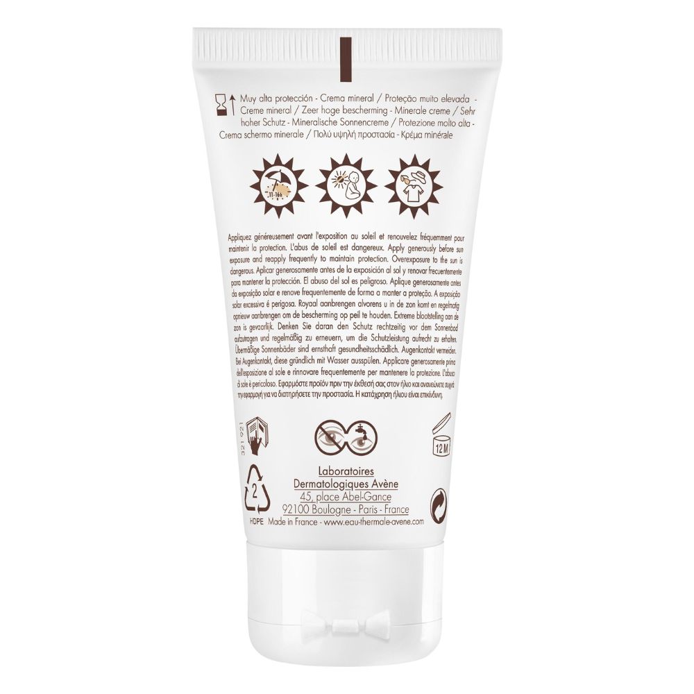 Avène Very High Protection Mineral Cream for Intolerant Skin SPF50 + 50mL SPF50+