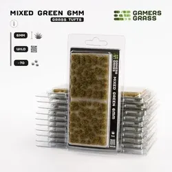 GamersGrass Mixed Green 6mm Tufts Wild