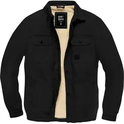 Vintage Industries Dean Sherpa, Textiljacke - Schwarz - M