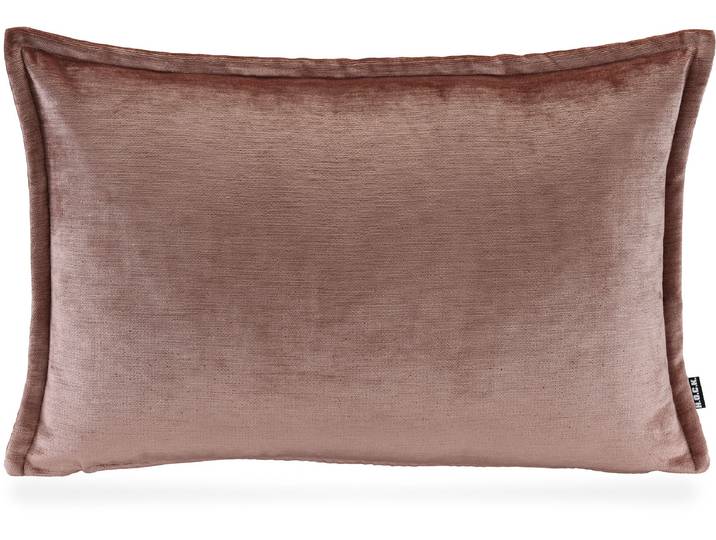 Dekokissen H.O.C.K. Bonanza , rosa (rosa, unifarben), B:60cm H:10cm L:40cm, Obermaterial: 100% Polyester. Füllung: 100% Polyester, Dekokissen_Sitzkissen_Kissenhüllen, Dekokissen, leicht schimmernd, inkl. Füllung, Bezug mit Reissverschluss abnehmbar