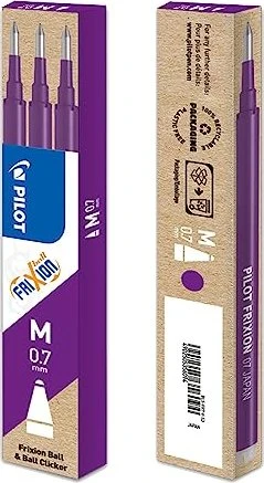 PILOT FRIXION Tintenrollerminen violett 0,4 mm 3 St.