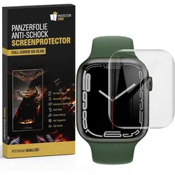 1x Panzerfolie für Apple Watch 7 41mm FULL CURVED Displayschutz Schutzfolie HD KLAR UNZERBRECHLICHEN PET MATERIAL