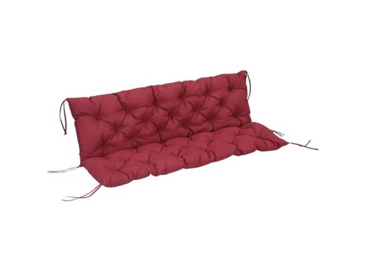 Outsunny Coussin de Banc 3 Places Coussin Balancelle 150x98x8cm Rouge Matelas Assise Dossier pour Banc de Jardin\, Canapé\, Grand Confort
