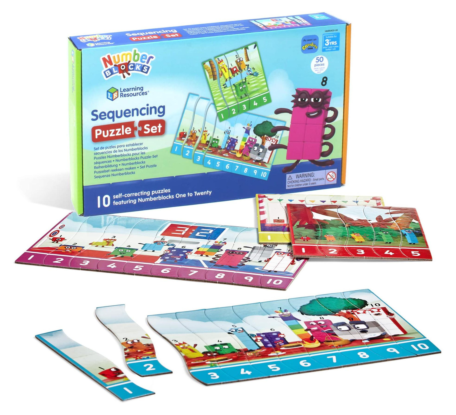 Learning Resources HM95403-UK 3 Rok/Jaar in Meerdere Kleuren