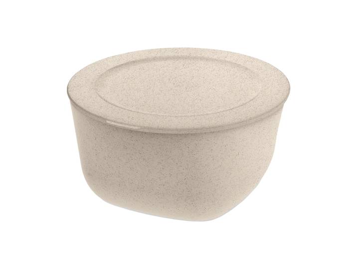 Koziol Saladier avec couvercle Connect thermoplastique biocirculaire 4 L Nature desert sand