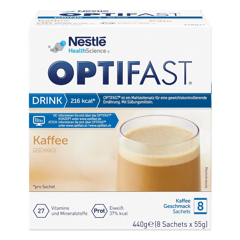 Nestle Health Science (Deutschland) GmbH Optifast home Drink Kaffee Pulver 10267833