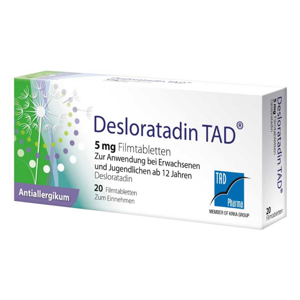 TAD Pharma GmbH Desloratadin Tad 5 mg Filmtabletten 16507729