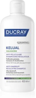 Ducray Kelual Squanorm Regulating Treatment Shampoo Oily Dandruff champô contra caspa oleosa 400 ml. Kelual Squanorm Regulating Treatment Shampoo Oily Dandruff