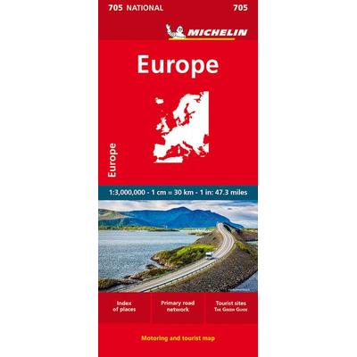 Michelin Europa, Karte von , Michelin, 978-2-06-717011-7