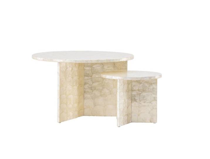 ebuy24 Couchtisch Smögen Couchtisch hellgrau. (2-St)