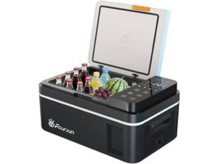 Glacière Électrique 21L Foursun C21 –Compresseur Inverter DC - Double Mode (Éco / Rapide) – Camping & Voyage