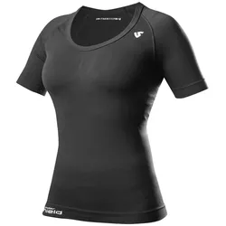Under Shield, Damen, Sportshirt, Emana Damen Slim Fit Straffendes Sport-T-Shirt (S), Schwarz