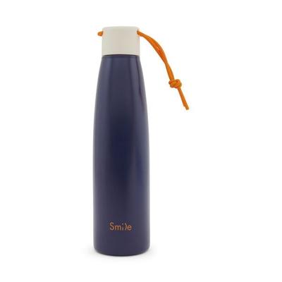 Trinkflasche Edelstahl, 500ml, 3D Print, 'Midnight Blue'