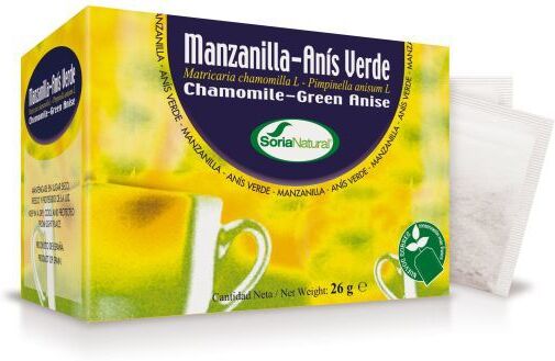 Soria Natural Infusión Manzanilla con Anís 20 Bolsitas