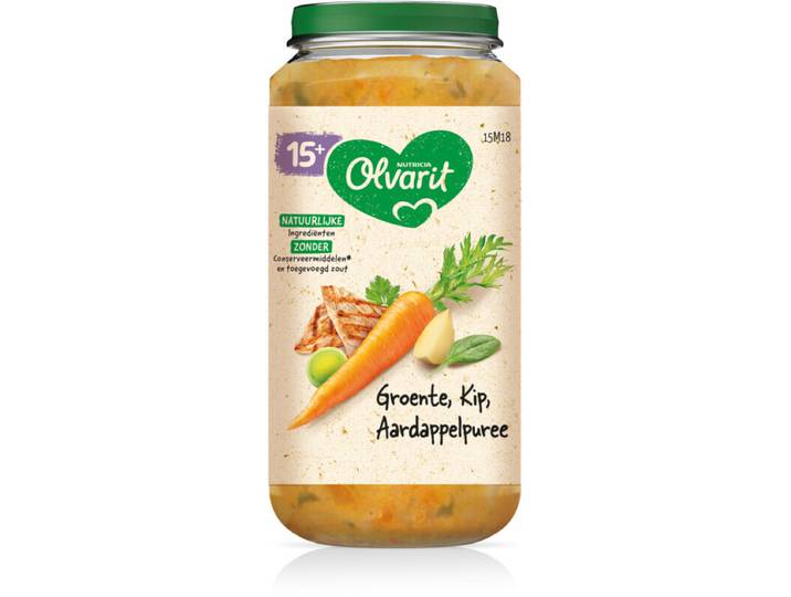 Olvarit Kip met aardappelpuree en groenten 15+ maanden 250 g