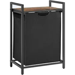 Wäschekorb ca. 50x72x33 cm Schwarz