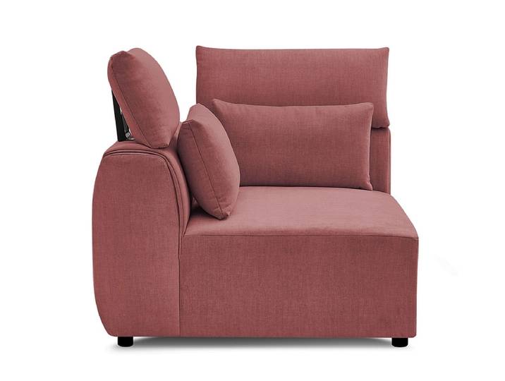 Ecke für modulare Sofas BOBOCHIC JANA Samt orange