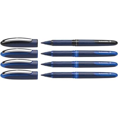 Schneider Tintenroller One Business 3x blau, 1x schwarz