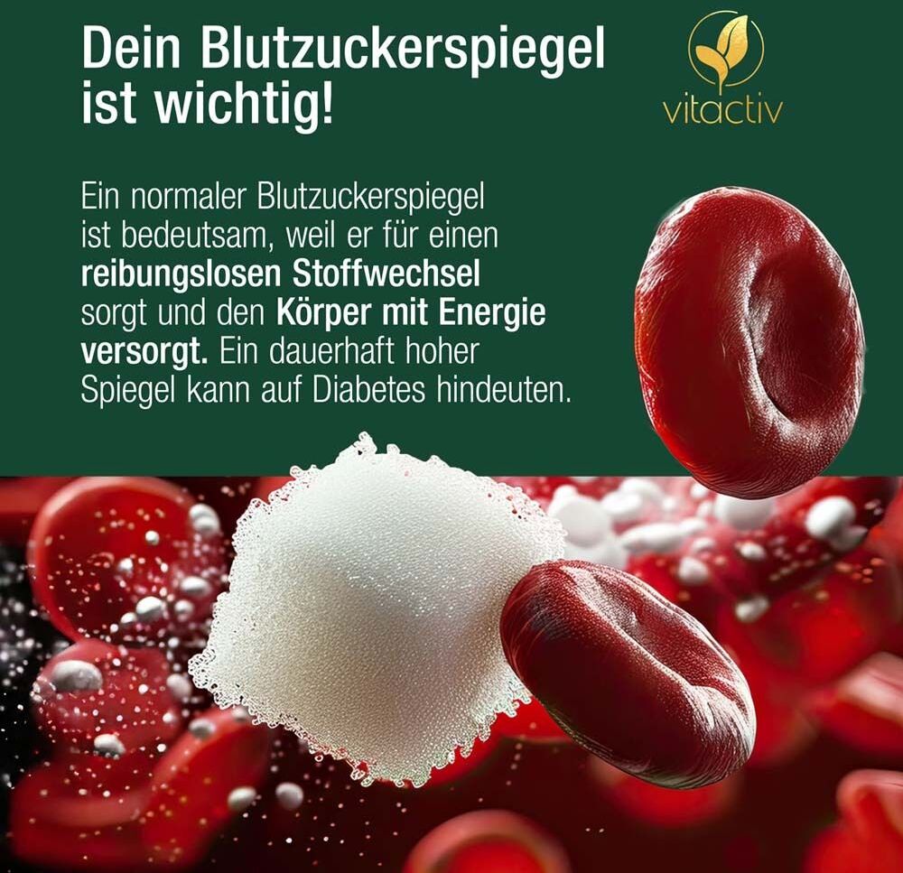 Vitactiv Blutzucker Kapseln 90 St