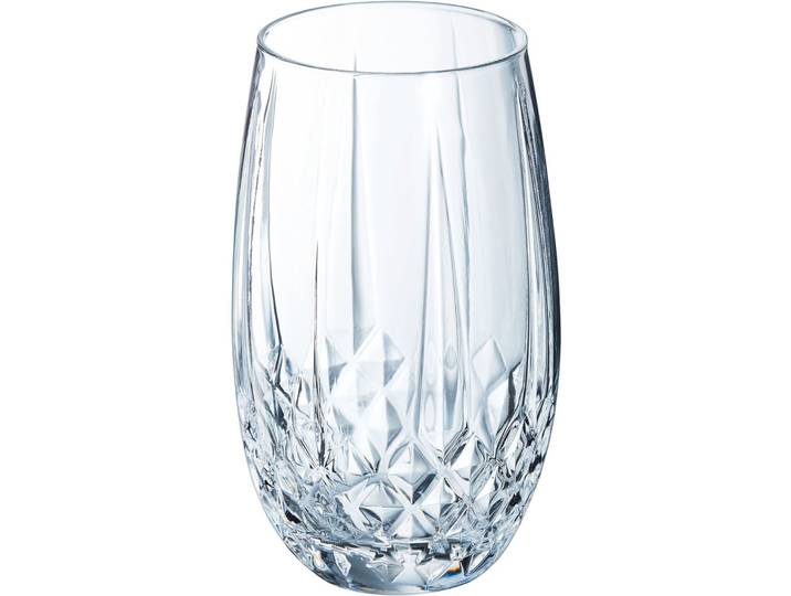 Arcoroc Longdrinkgläser-Set West Loop Transparent Glas H 13 cm 0.4 l 6 Stk