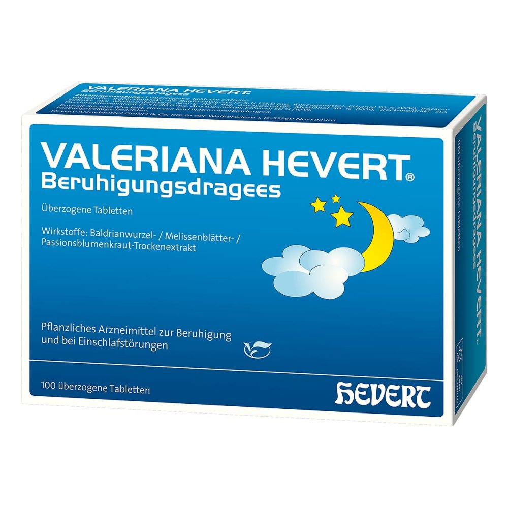 Hevert-Arzneimittel GmbH & Co. KG Valeriana Hevert Beruhigungsdragees 00761957