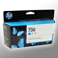 HP Tinte P2V62A 730 cyan