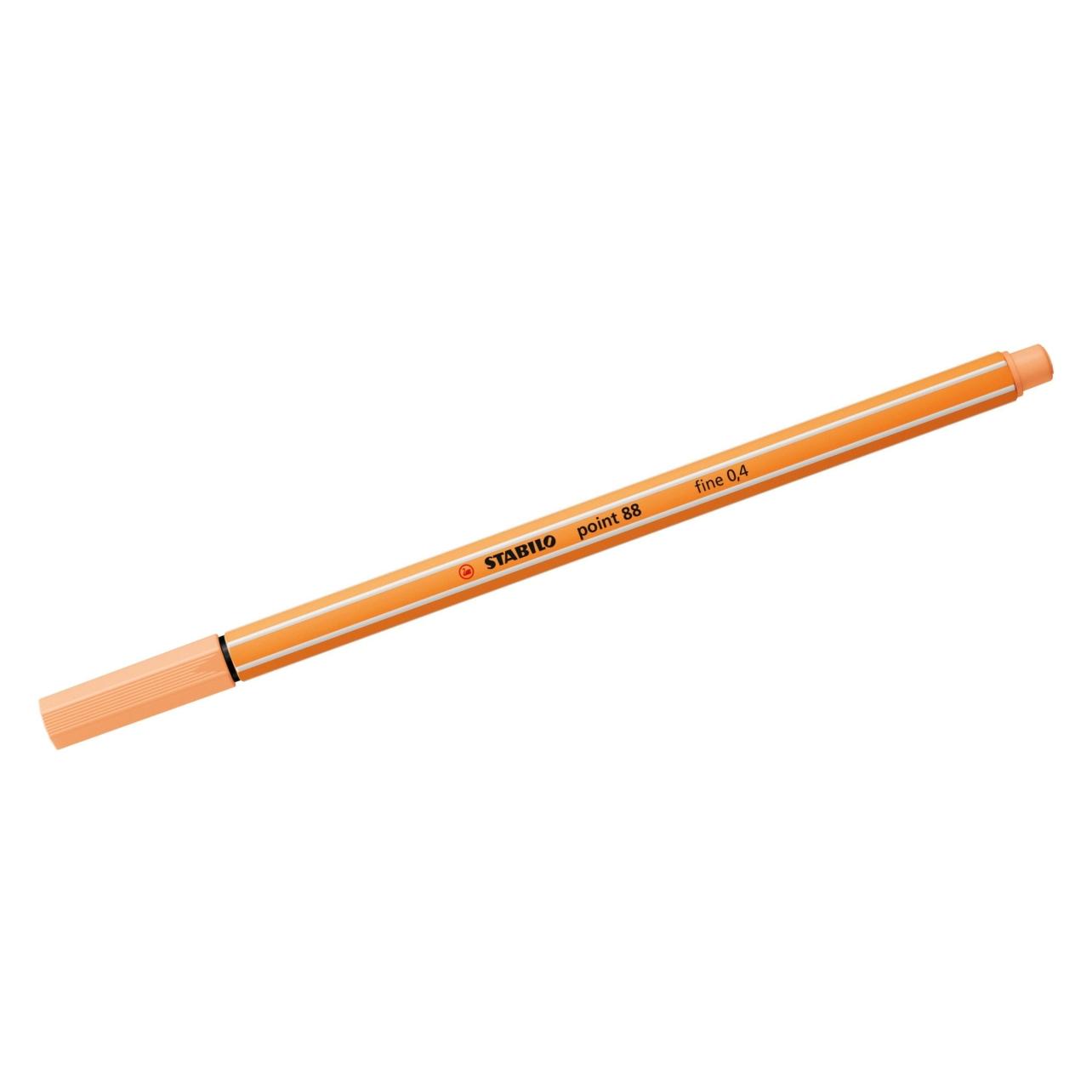 Stabilo Fineliner - point 88 - 10er Pack - hellorange (10x) (88/25)