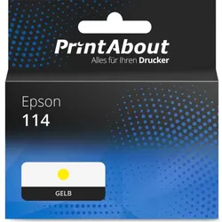 Druckerpatrone kompatibel mit Epson 114 (C13T07B440) - Gelb