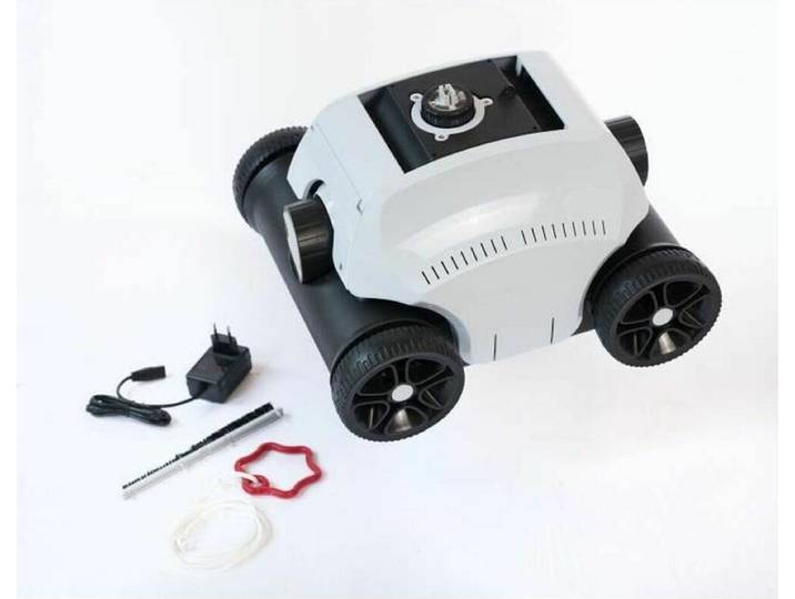 Robot nettoyeur de piscine à batterie UBBINK - Robotclean Accu - Nettoyage du fond pour toutes les piscines