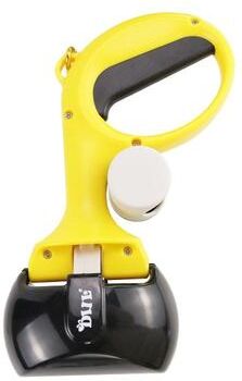 Everyday Crate Portable Pet Poop Scooper With Built In Waste Bag Dispenser For Dogs & Cats black