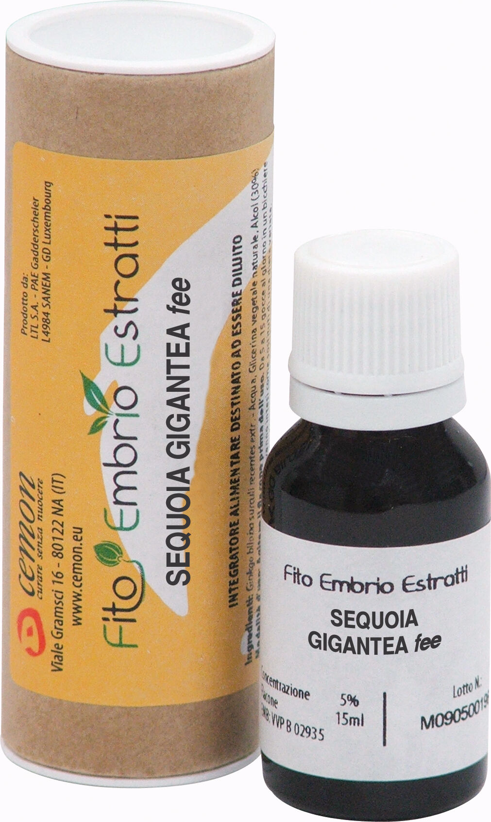 CEMON Srl Fito Embrio Estratti - Sequoia Fee 15ml: Estratti Naturali per Benessere e Salute