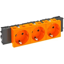 OBO Bettermann Vertr Steckdose 0 Grad, 3-fach STD-D0C ROR3