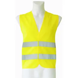 Korntex Unisex Einfache Warnweste Warnschutz-Weste KXX217_D signal yellow XL