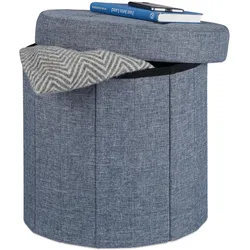 Relaxdays, Hocker, Sitzhocker (38 x 38 x 38 cm)