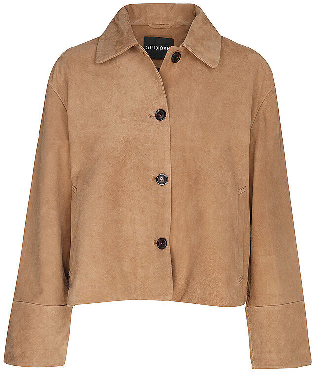 STUDIO AR Lederjacke ELAINE  hellbraun   38 38