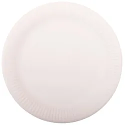 VEPATIM 50 Teller aus Pappe rund Ø28cm weiß