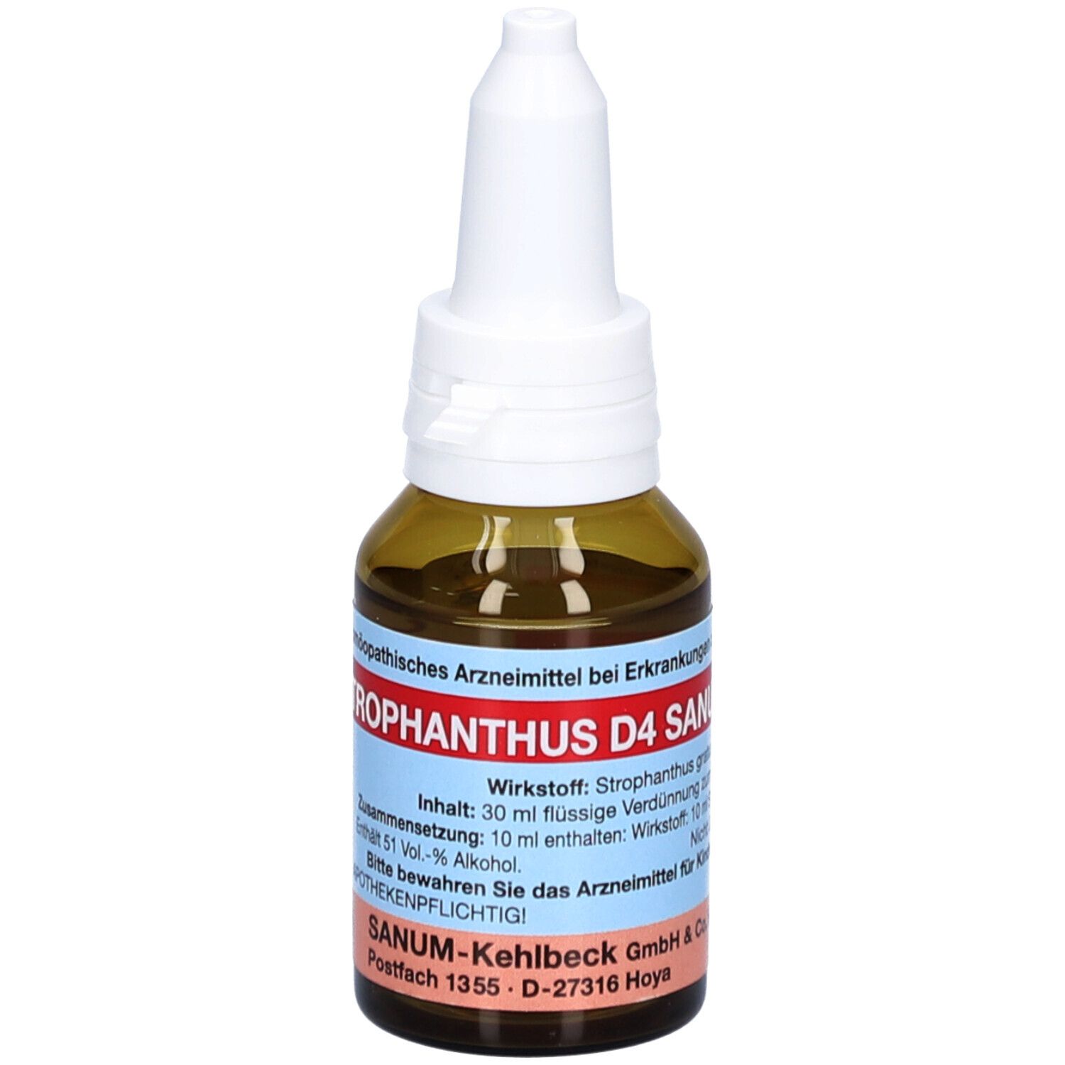 Strophanthus D 4 Sanum flüssige Verdünnung Tropfen 30 ml