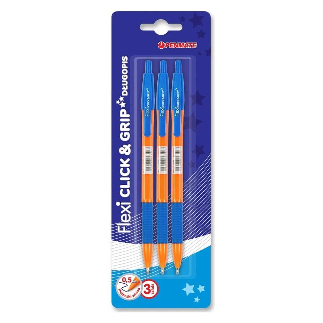 Penmate Flexi Clic&Grip Stift 0,5mm 3 Stk. (3x) (49019129)
