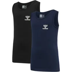 2er Pack hummel hmlNOLAN Unterhemd Jungen black iris 110/116