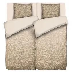 WINTERENGEL Wendebettwäsche mit Stehsaum,Ornament Mikrofaser Flanell Doppelbett, 6tlg