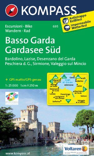 Basso Garda - Gardasee Süd: Wanderkarte mit Radwegen. GPS-genau. 1:25000 - Preis vom 09.10.2026 07:28:09 h