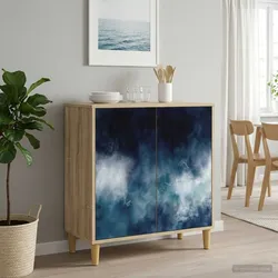 vidaXL Sideboard RAALTE Sonoma 69 x 33 x 75 cm Holzwerkstoff